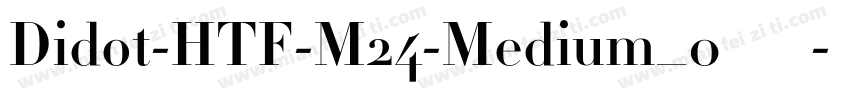 Didot-HTF-M24-Medium_0手机版字体转换