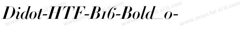 Didot-HTF-B16-Bold_0字体转换