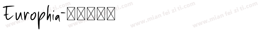 Europhia字体转换