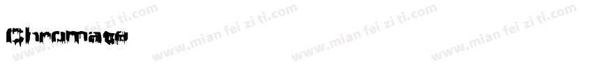 Chromate英文字体字体转换