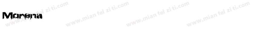Morena英文字体字体转换