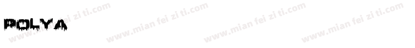 POLYA英文字体字体转换
