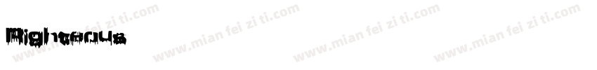 Righteous英文字体字体转换