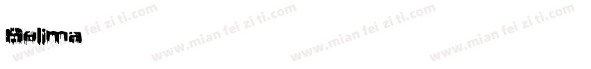 Selima英文字体字体转换
