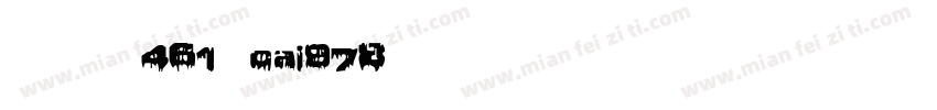 英文字体461-cai978字体转换