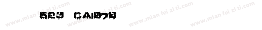 英文字体523-CAI978字体转换