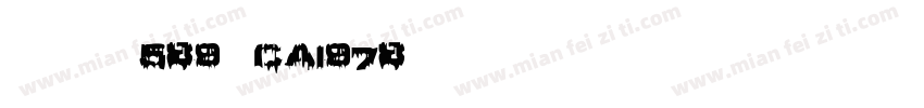 英文字体589-CAI978字体转换