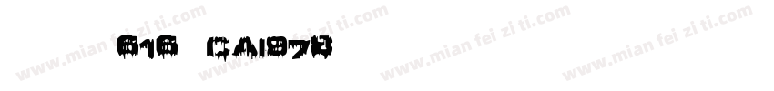英文字体616-CAI978字体转换