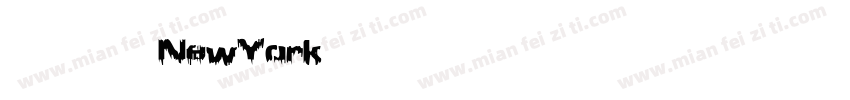英文字体是NewYork字体转换