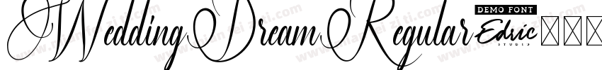WeddingDreamRegular字体转换