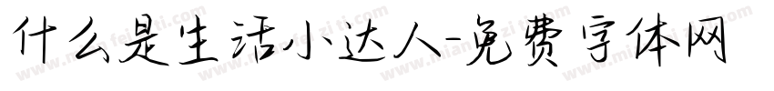什么是生活小达人字体转换