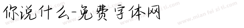 你说什么字体转换