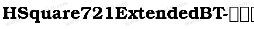 HSquare721ExtendedBT字体转换