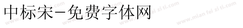 中标宋字体转换