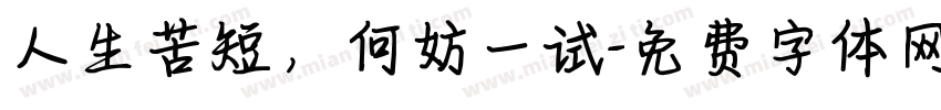 人生苦短，何妨一试字体转换