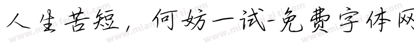 人生苦短，何妨一试字体转换
