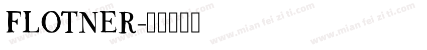 FLOTNER字体转换