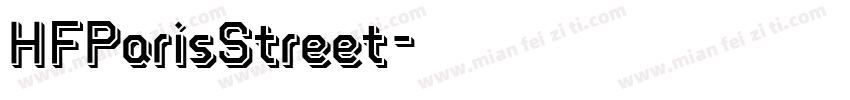 HFParisStreet字体转换