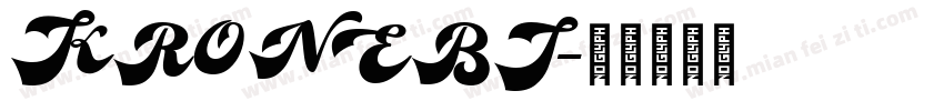 KRONEBI字体转换
