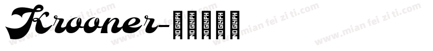 Krooner字体转换