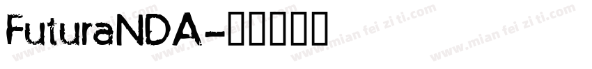 FuturaNDA字体转换