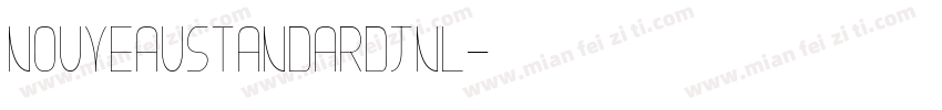 NouveauStandardJNL字体转换
