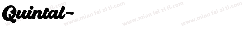 Quintal字体转换