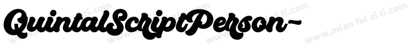 QuintalScriptPerson字体转换