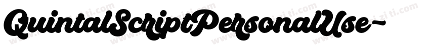 QuintalScriptPersonalUse字体转换