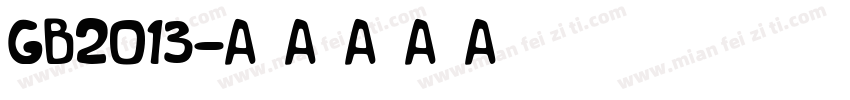 GB2013字体转换