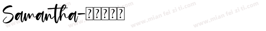Samantha字体转换