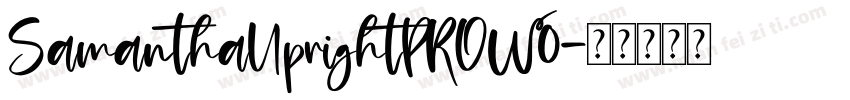 SamanthaUprightPROW0字体转换