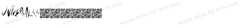 Universal55字体转换