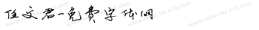 任文君字体转换