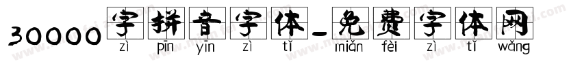 30000字拼音字体字体转换