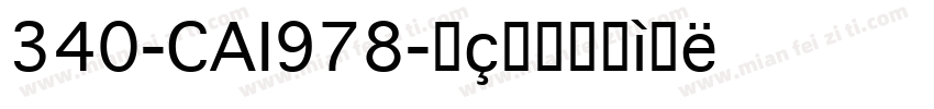 340-CAI978字体转换