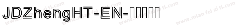 JDZhengHT-EN字体转换