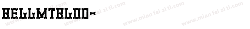 BellMTBlod字体转换