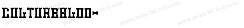 CultureBlod字体转换