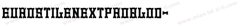 EurostileNextproBlod字体转换