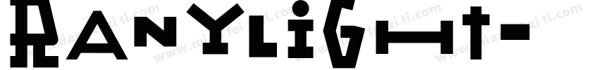 RanyLight字体转换