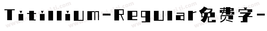 Titillium-Regular免费字字体转换