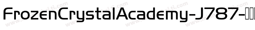 FrozenCrystalAcademy-J787字体转换