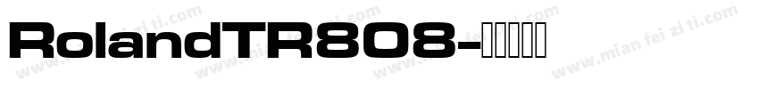 RolandTR808字体转换