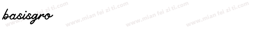 basisgro字体转换