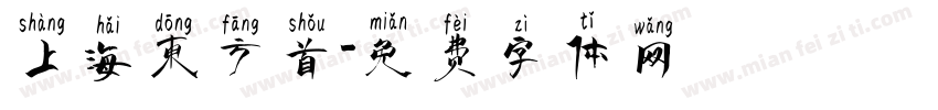 上海东方首字体转换