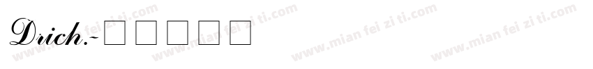 Drich.字体转换