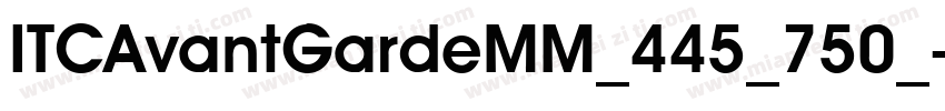ITCAvantGardeMM_445_750_字体转换