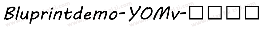 Bluprintdemo-YOMv字体转换