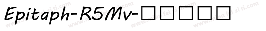 Epitaph-R5Mv字体转换